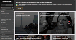 Desktop Screenshot of crowdvoice.org